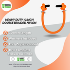 Orange Heavy Duty Handle